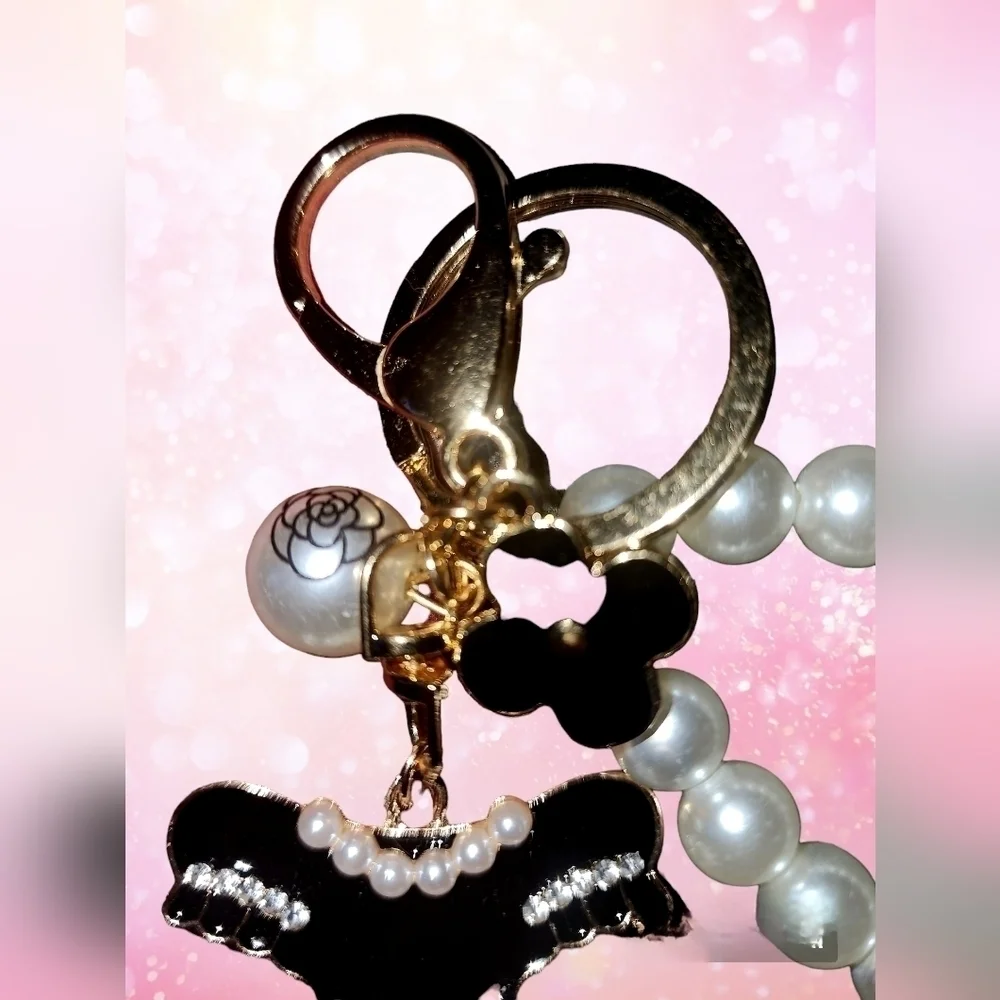 Little Black Dress Bag/Key Charm